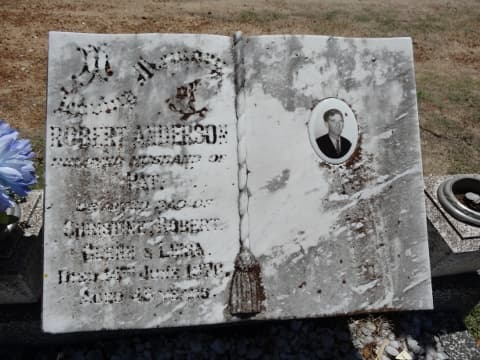 Robert Herbert ANDERSON gravestone photograph 1