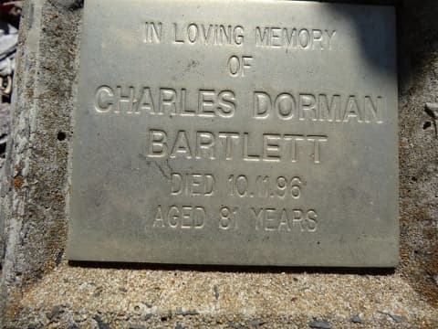 Charles Dorman BARTLETT gravestone photograph 1