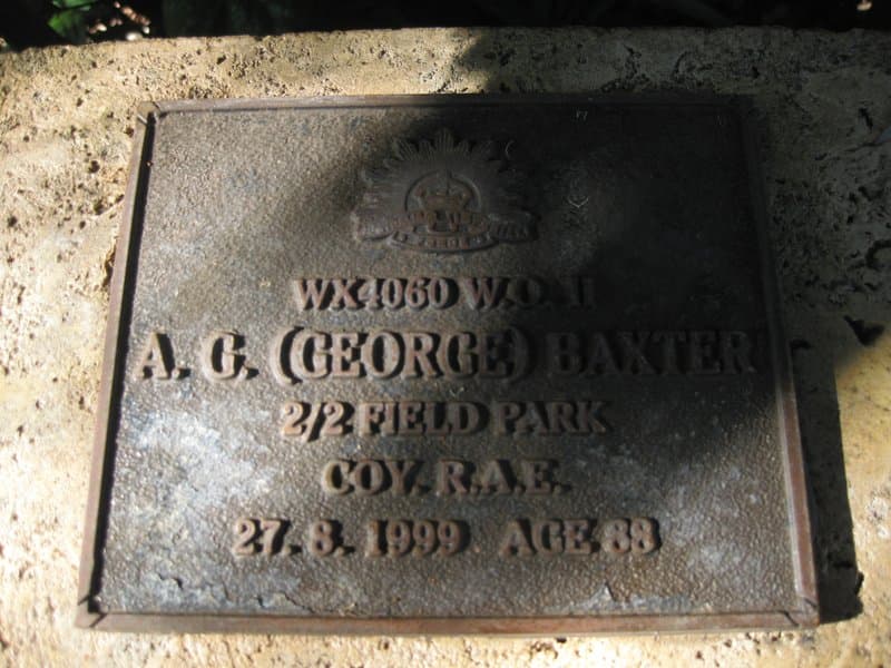 Allan George ("George") BAXTER gravestone photograph 1