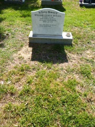 William George BOXALL gravestone photograph 2