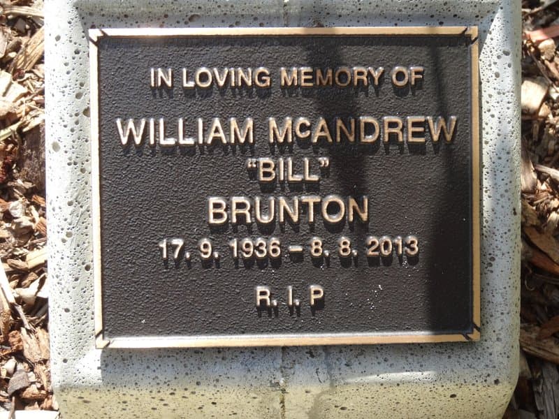William McAndrew BRUNTON gravestone photograph 1