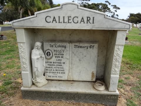 Luigi CALLEGARI gravestone photograph 1