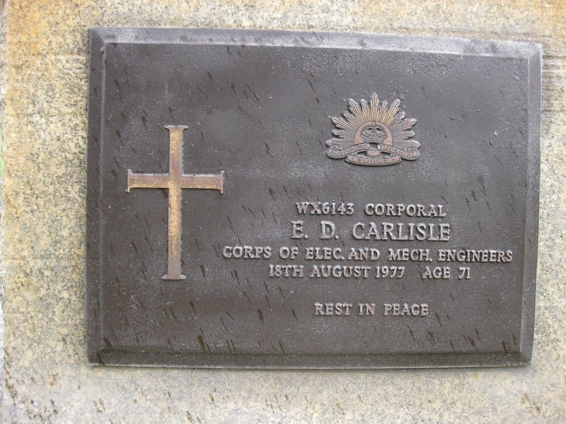 Eric Dimsdale CARLISLE gravestone photograph 1