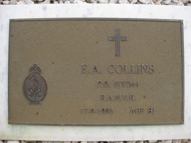 Edward Allan COLLINS gravestone photograph 1