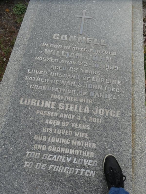 William John Ross CONNELL gravestone photograph 1