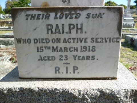 Ralph Taylor DELANEY gravestone photograph 1