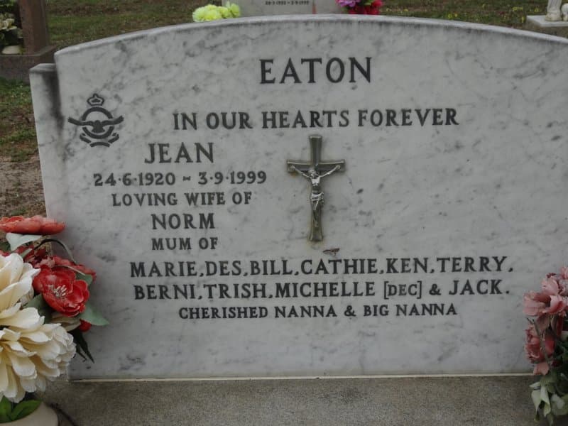 Richard Norman EATON gravestone photograph 1
