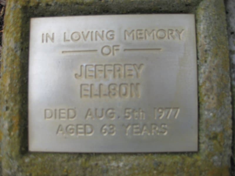 Jeffrey ELLSON gravestone photograph 1