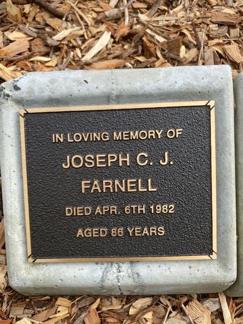 Joseph Charles Josiah FARNELL gravestone photograph 1