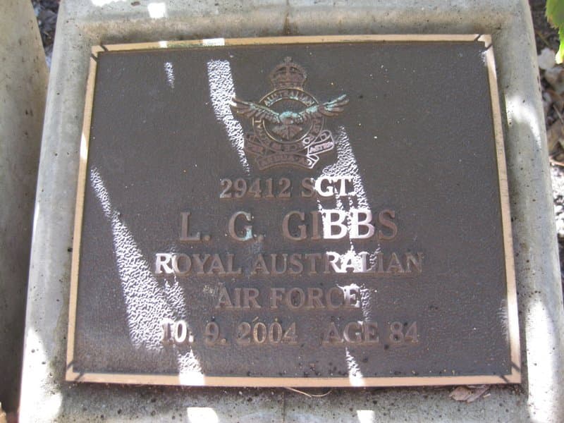 Lionel George GIBBS gravestone photograph 1