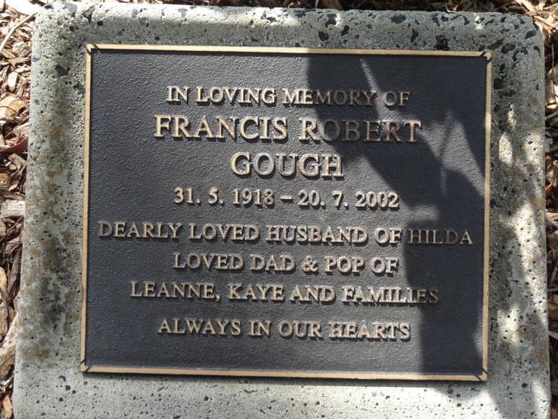 Francis Robert GOUGH gravestone photograph 1