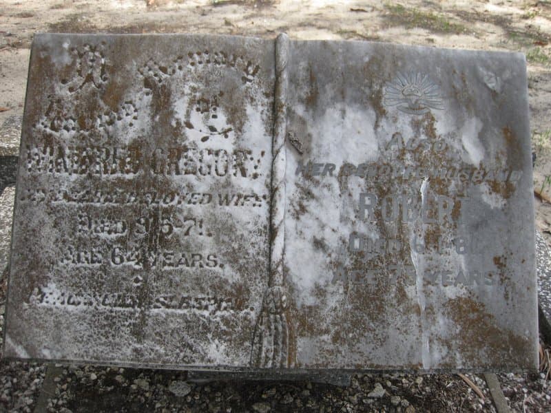 Robert GREGORY gravestone photograph 1