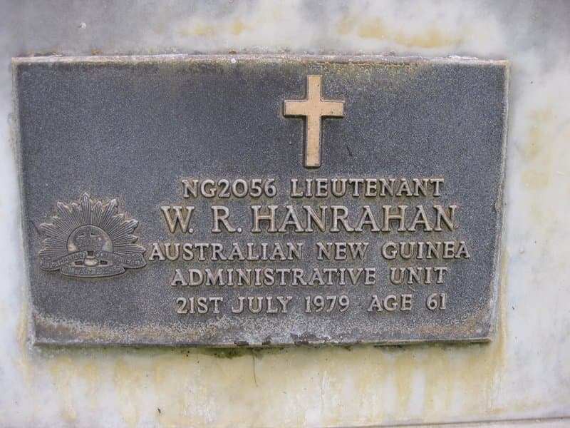 William Rupert HANRAHAN gravestone photograph 1
