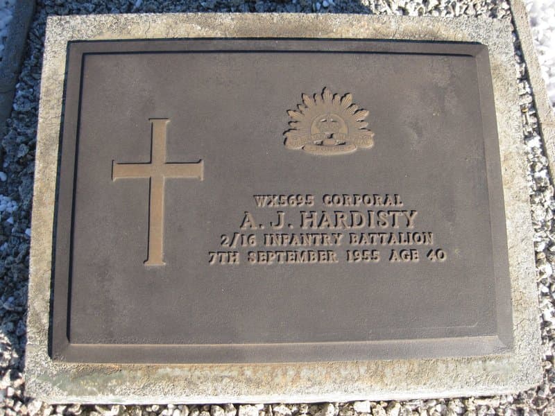 Albert John HARDISTY gravestone photograph 1
