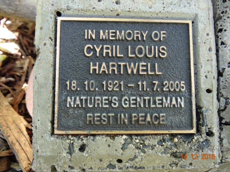 Cyril Louis HARTWELL gravestone photograph 1