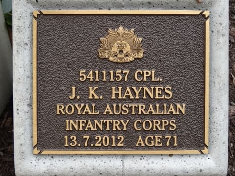 John Kenneth HAYNES gravestone photograph 1