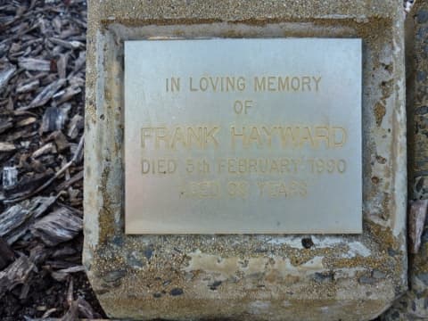 Frank HAYWARD gravestone photograph 1