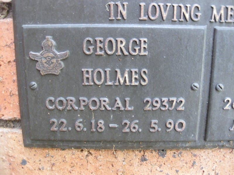 George HOLMES gravestone photograph 1