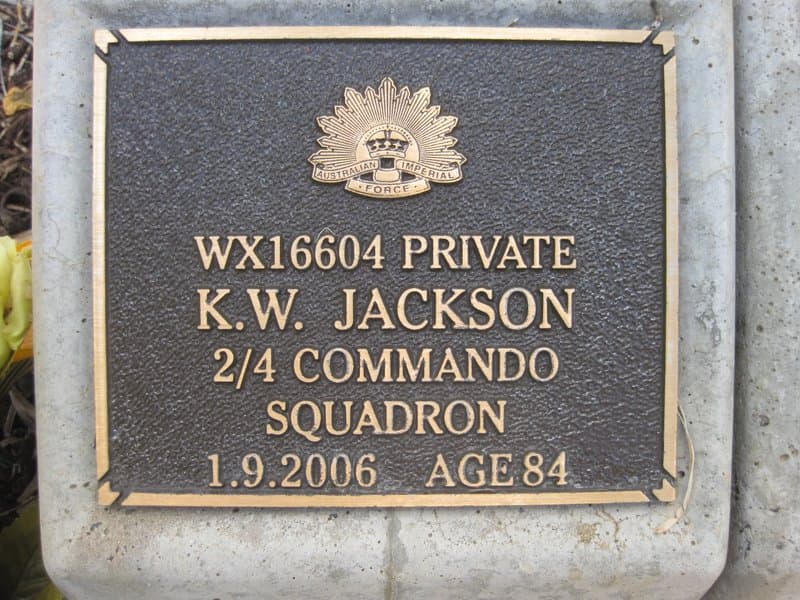Kevin William \ JACKSON gravestone photograph 1