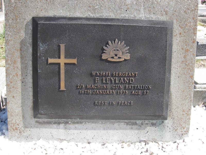 Frank LEYLAND gravestone photograph 1