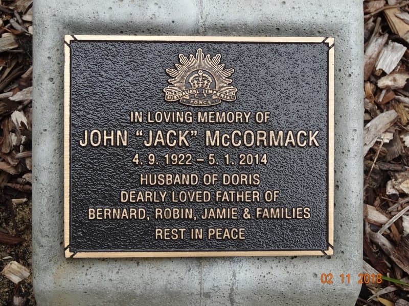 John MCCORMACK gravestone photograph 1
