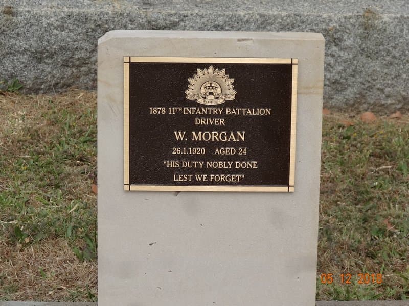 William MORGAN gravestone photograph 1