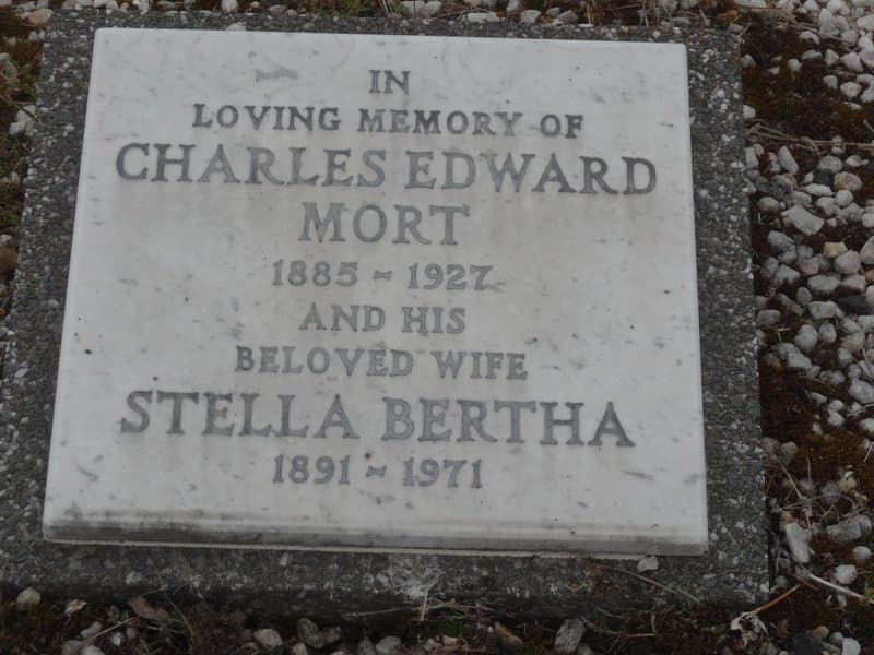 Alfred Edgar MORT gravestone photograph 1