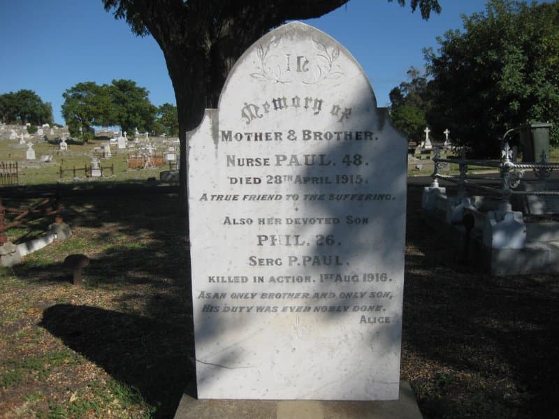 Philip Reynolds PAUL gravestone photograph 1