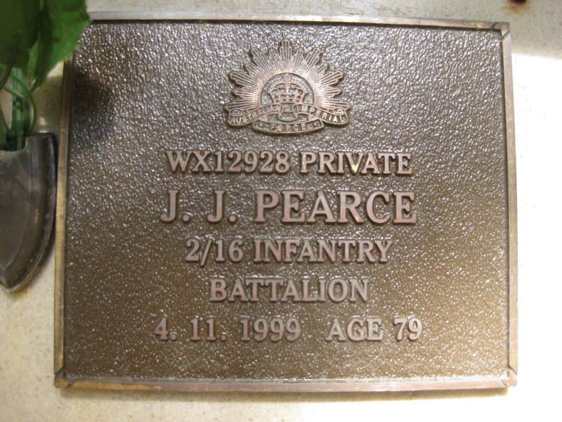 Joseph James PEARCE gravestone photograph 1