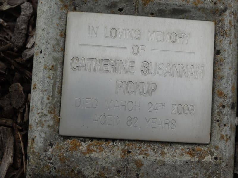 Catherine Susannah PICKUP gravestone photograph 1