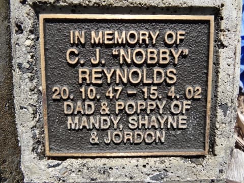 Cyril Joseph "Nobby" REYNOLDS gravestone photograph 1