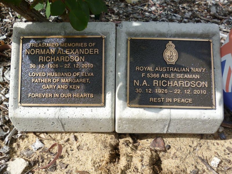 Norman Alexander RICHARDSON gravestone photograph 1