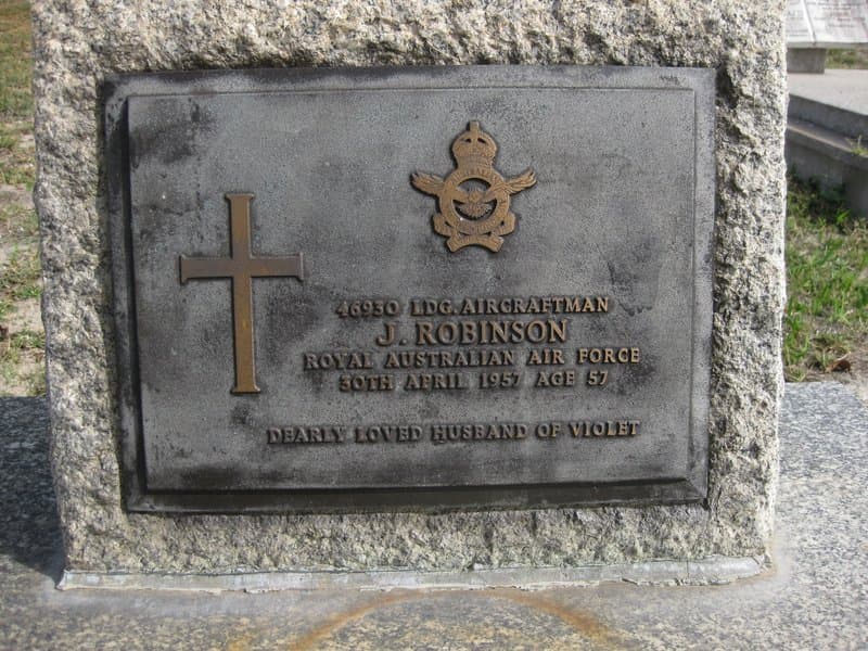 John ROBINSON gravestone photograph 1