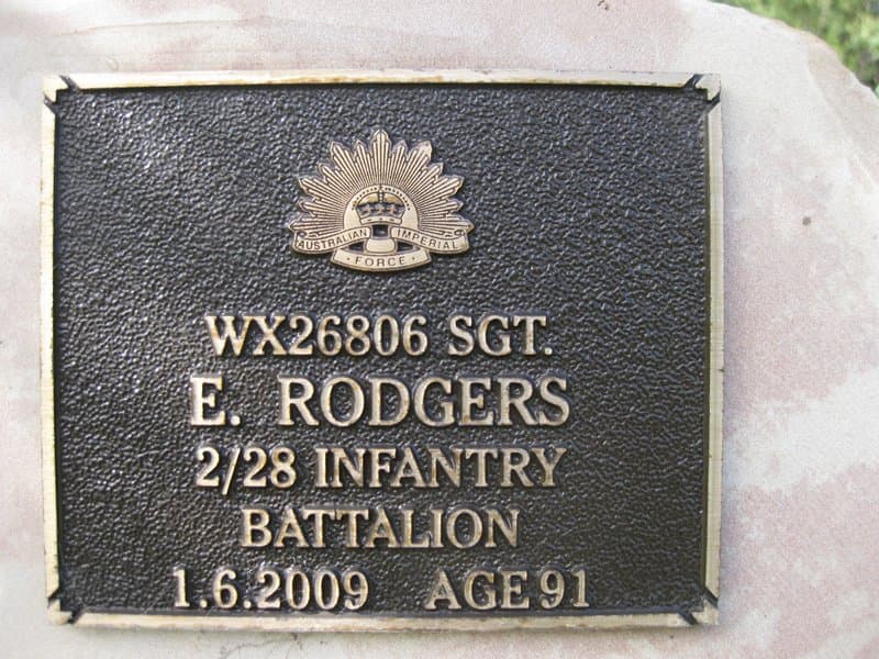 Elbert (Bill) RODGERS gravestone photograph 1