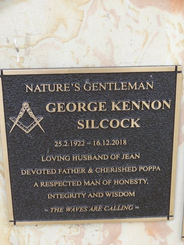 George Kennon SILCOCK gravestone photograph 1