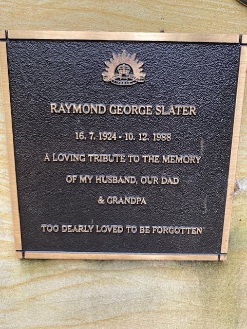 Raymond George SLATER gravestone photograph 1