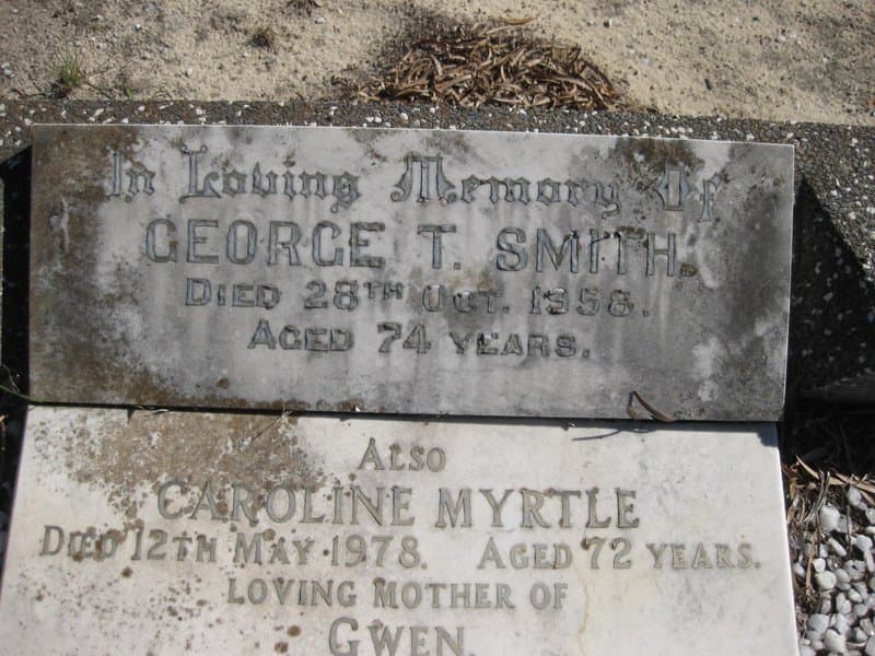 George Thomas SMITH gravestone photograph 1