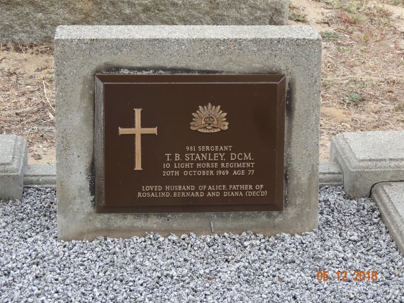 Thomas Brooke STANLEY gravestone photograph 1