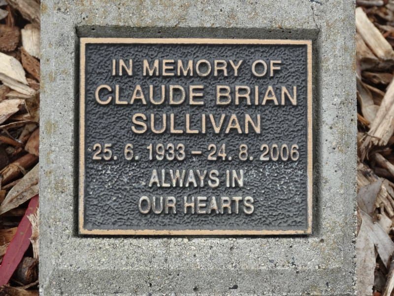 Claude Brian SULLIVAN gravestone photograph 1