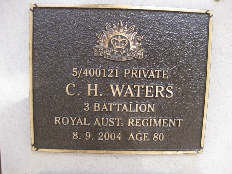 Charles Henry WATERS gravestone photograph 1
