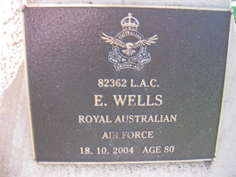 Edwin WELLS gravestone photograph 1