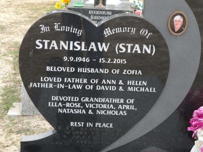 Stanislaus WILINSKI gravestone photograph 1