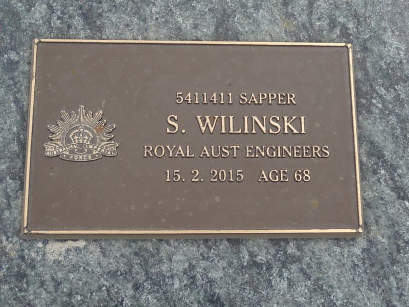 Stanislaus WILINSKI gravestone photograph 2