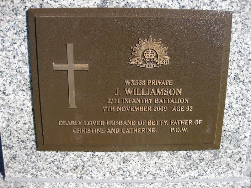 John WILLIAMSON gravestone photograph 1