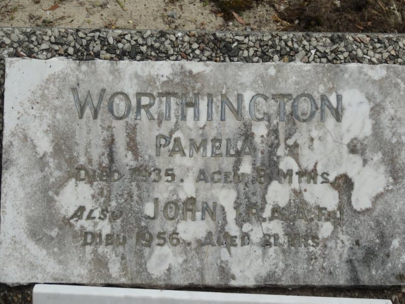 John WORTHINGTON gravestone photograph 1