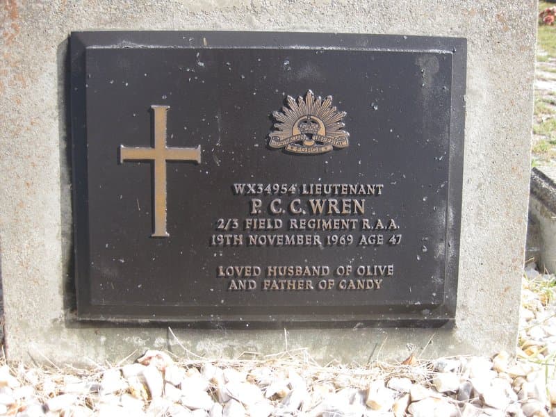 Peter Cuthbert Childs WREN gravestone photograph 1